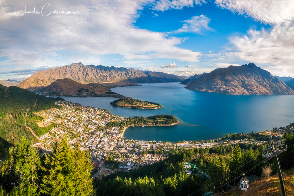 Queenstown Panorama at golden hour
